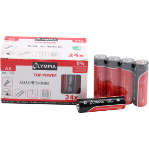 Olympia Alkaline Batterien AA 24er Pack - Batterie - Batterie