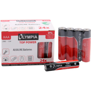 Olympia Alkaline Batterien AAA 24er Pack - Batterie - Batterie
