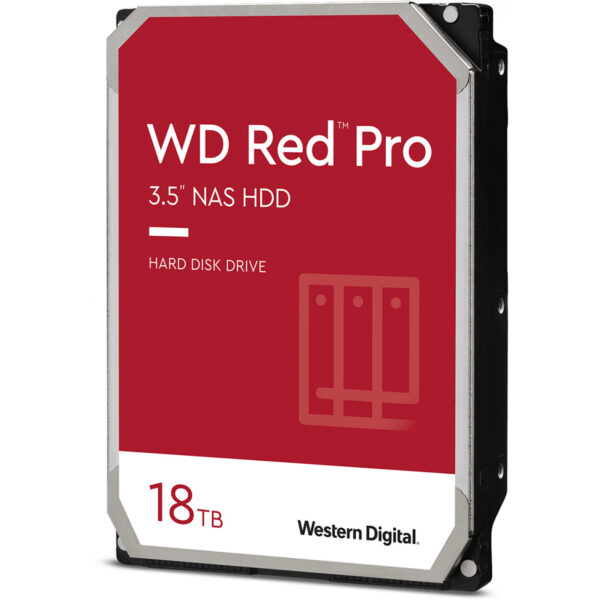 WD WD181KFGX 18 TB/Red Pro - Festplatte - Serial ATA