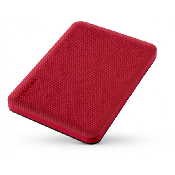 Toshiba Canvio Advance - 4000 GB - 2.5 Zoll - 2.0/3.2 Gen 1 (3.1 Gen 1) - Rot – Bild 2