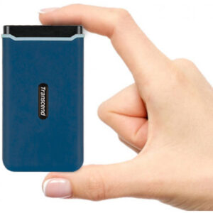 Transcend ESD370C - 500 GB - USB Typ-C - 3.2 Gen 2 (3.1 Gen 2) - 1050 MB/s - Schwarz - Blau