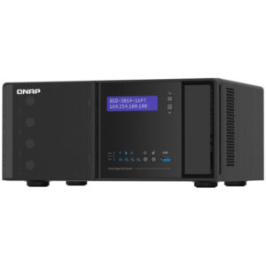 QNAP QGD-3014-16PT-8G - Managed - Gigabit Ethernet (10/100/1000) - Vollduplex - Power over Ethernet (PoE) - Rack-Einbau