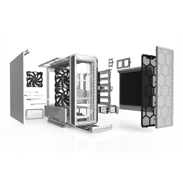 Be Quiet! Silent Base 802 White - Midi Tower - PC - Weiß - ATX - EATX - micro ATX - Mini-ITX - Acrylnitril-Butadien-Styrol (ABS) - Stahl - 18,5 cm – Bild 5