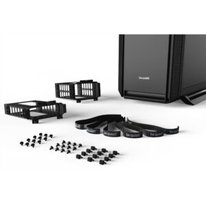 Be Quiet! Silent Base 802 Window Black - Midi Tower - PC - Schwarz - ATX - EATX - micro ATX - Mini-ITX - Acrylnitril-Butadien-Styrol (ABS) - Stahl - 18,5 cm