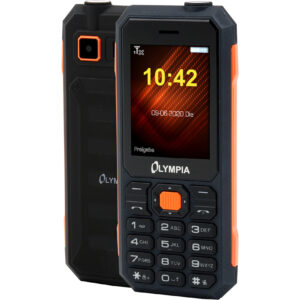 Olympia Active Outdoor - Balken - Dual-SIM - 6,1 cm (2.4 Zoll) - Bluetooth - 1800 mAh - Schwarz - Orange