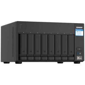QNAP TS-832PX - NAS - Tower - Annapurna Labs - AL324 - Aluminium - Schwarz