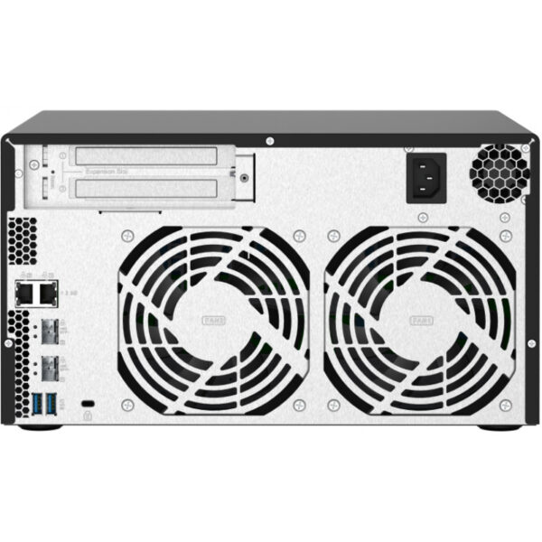 QNAP TS-832PX - NAS - Tower - Annapurna Labs - AL324 - Aluminium - Schwarz – Bild 4