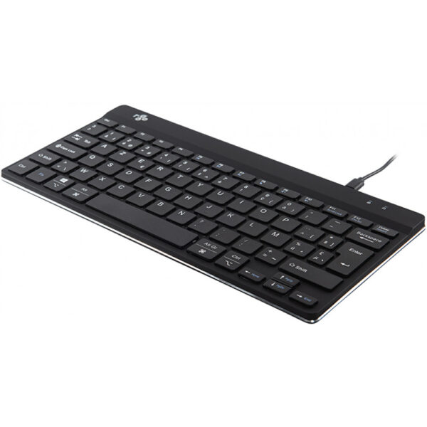 R-Go Compact Break Tastatur - AZERTY (BE) - schwarz - kabelgebunden – Bild 3