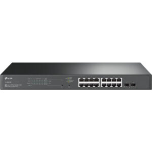 TP-LINK JetStream 18-Port Gigabit Smart 16-Port - 1 Gbps