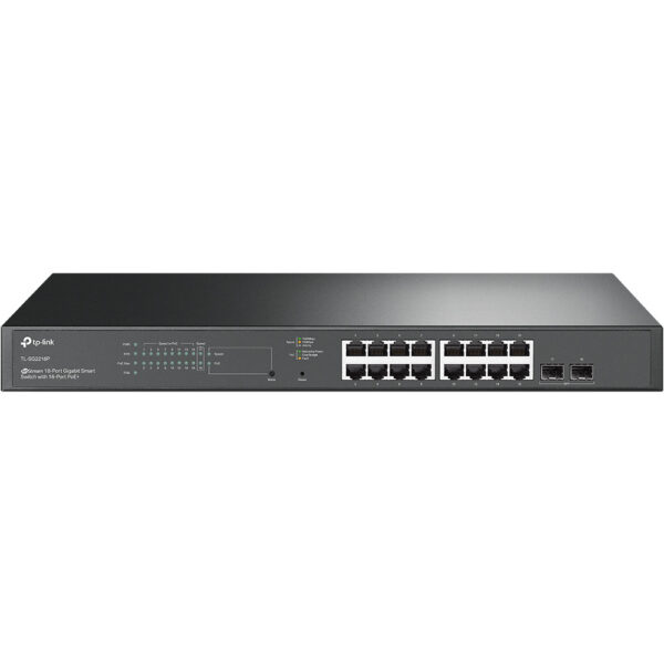 TP-LINK JetStream 18-Port Gigabit Smart 16-Port - 1 Gbps