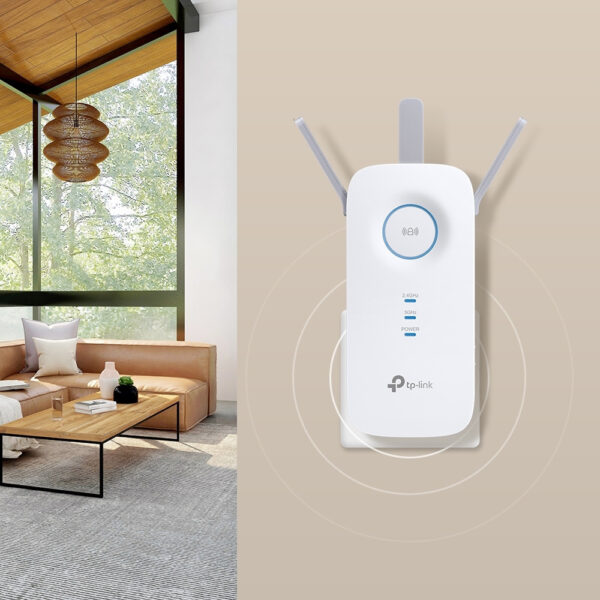 TP-LINK RE550 - Netzwerksender - 1900 Mbit/s - 10,100,1000 Mbit/s - Extern - 23 dbm - 10/100/1000Base-T(X) – Bild 2