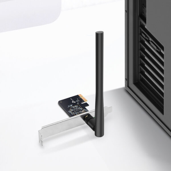 TP-LINK Archer T2E - Eingebaut - Kabellos - PCI Express - WLAN - 433 Mbit/s - Schwarz - Silber – Bild 2
