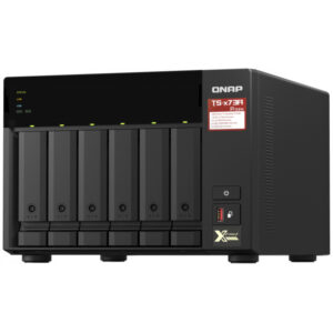 QNAP TS-673A - NAS - Tower - AMD Ryzen - V1500B - Schwarz