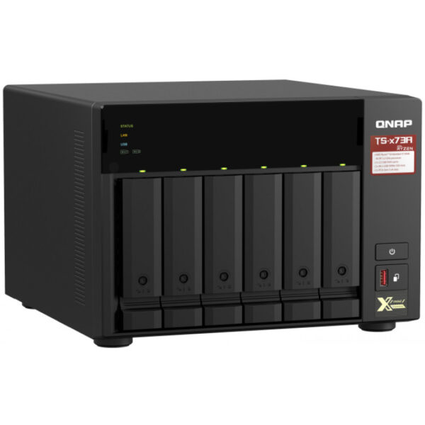 QNAP TS-673A - NAS - Tower - AMD Ryzen - V1500B - Schwarz – Bild 3