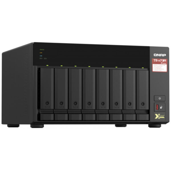 QNAP TS-873A - NAS - Tower - Ryzen Embedded - V1500B - Schwarz – Bild 5