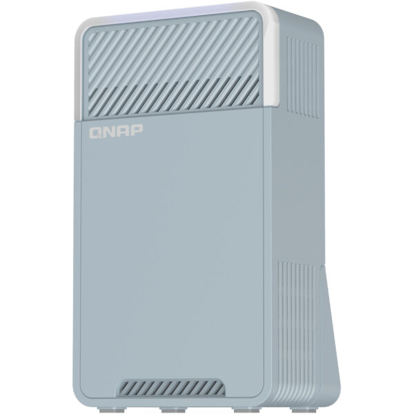QNAP QMiro-201W - Wi-Fi 5 (802.11ac) - Dual-Band (2,4 GHz/5 GHz) - Eingebauter Ethernet-Anschluss - Blau - Tabletop-Router – Bild 4
