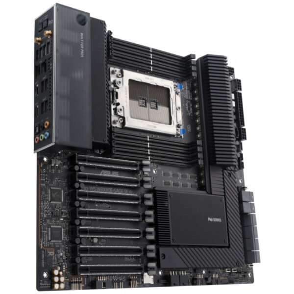 ASUS WRX80E-SAGE SE WIFI - AMD - Socket SP3 - AMD Ryzen Threadripper Pro 3rd Gen - DDR4-SDRAM - 2048 GB - DIMM