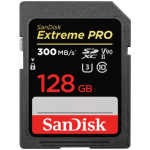 SanDisk Extreme PRO - 128 GB - SDXC - Klasse 10 - UHS-II - 300 MB/s - 260 MB/s