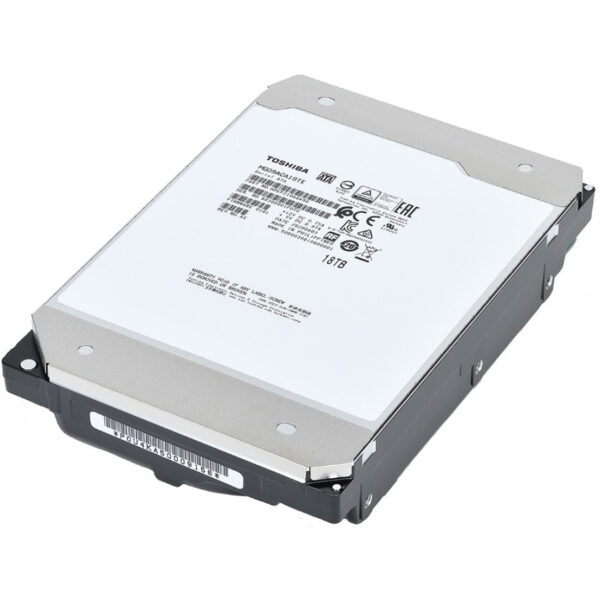 Toshiba 18TB Enterprise Internal Hard Drive – MG Series 3.5 SATA HDD Mainstream server and storage, 24/7 Reliable Operation, Hyperscale and cloud storage (MG08ACA16TE)