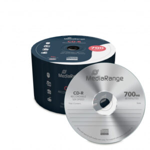 MediaRange CD-R 700 MB / 80 min 52x, 50 Stück in ECO Pack