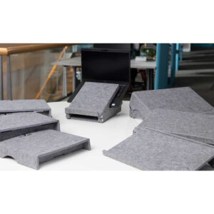 Bakker Q-doc 100 Circular - PET felt - Grau - 1 Stück(e) - 455 mm - 290 mm - 95 mm