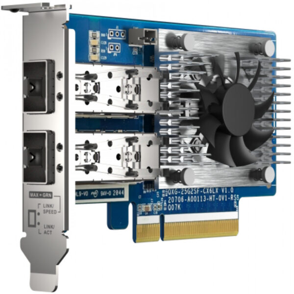 QNAP QXG-25G2SF-CX6 - Eingebaut - Kabelgebunden - PCI Express - Faser - 25000 Mbit/s – Bild 3