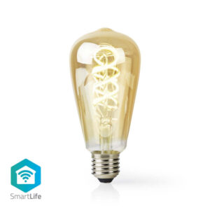 Smartlife LED Filament Lampe | WLAN | E27 | 360 lm | 4.9 W | Warm to Cool White | 1800 - 6500 K | Glas | Android™ / IOS | ST64