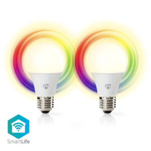 SmartLife Vollfärbige LED-Lampe | WLAN | E27 | 806 lm | 9 W | RGB / Warm to Cool White | 2700 - 6500 K | Android™ / IOS | Birne