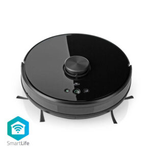 Roboter-Staubsauger | Laser-Navigation | WLAN | Kapazität Auffangbehälter: 0.6 l | Automatisches Laden | Durchmesser: 330 mm | Maximale Betriebszeit: 120 min | Schwarz | Android™ / IOS