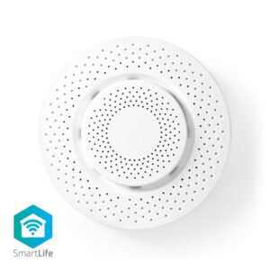 SmartLife Luftqualitätsmonitor | Wi-Fi | Flüchtige organische Verbindungen (VOC) / Formaldehyd (HCHO) / Kohlendioxid (CO2) / Luftfeuchtigkeit / Temperatur | Android™ / IOS | Weiss