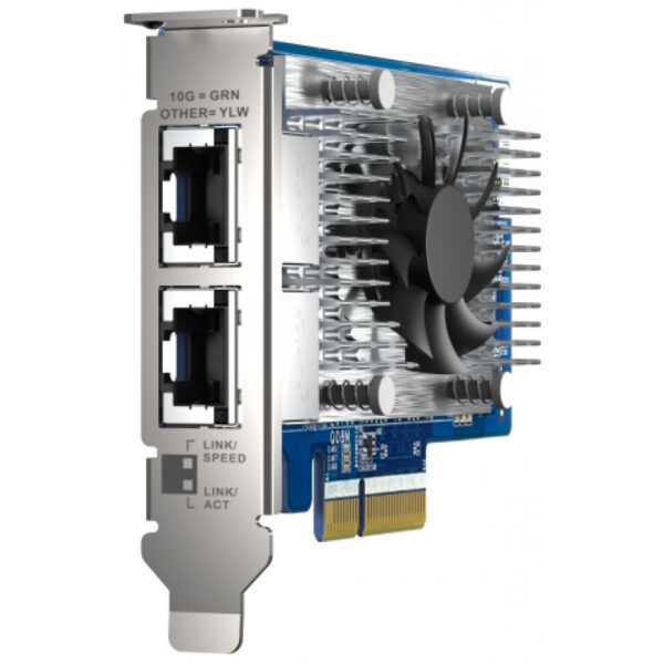 QNAP QXG-10G2T-X710 - Eingebaut - Kabelgebunden - PCI Express - Ethernet - 1000 Mbit/s – Bild 3