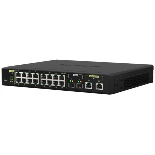 QNAP QSW-M2116P-2T2S - Managed - L2 - 2.5G Ethernet - Vollduplex - Power over Ethernet (PoE) - Rack-Einbau – Bild 5