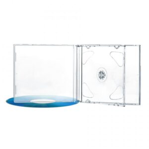 MediaRange CD Doppelhüllen, 10 mm, Transparent, 5 Stück