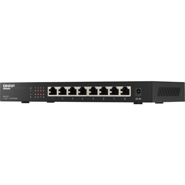 QNAP QSW-1108-8T - Unmanaged - 2.5G Ethernet (100/1000/2500) - Vollduplex