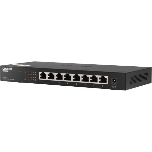 QNAP QSW-1108-8T - Unmanaged - 2.5G Ethernet (100/1000/2500) - Vollduplex – Bild 2