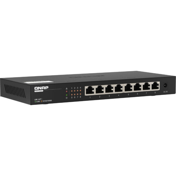 QNAP QSW-1108-8T - Unmanaged - 2.5G Ethernet (100/1000/2500) - Vollduplex – Bild 4