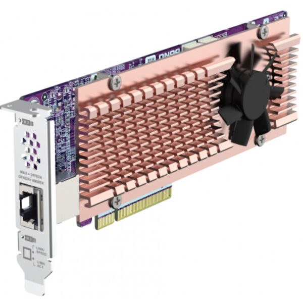 QNAP Card QM2 - M.2 - PCIe - RJ-45 - Niedriges Profil - PCIe 4.0 - RJ-45 - NAS / Storage server – Bild 2