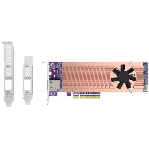 QNAP Card QM2 - M.2 - PCIe - RJ-45 - Niedriges Profil - PCIe 4.0 - RJ-45 - NAS / Storage server – Bild 3