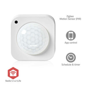 SmartLife-Bewegungssensor | Zigbee 3.0 | Batteriebetrieben / Stromversorgung über USB | Detektorwinkel: 100 ° | Detektorreichweite: 7 m | Max. Batterie-Lebensdauer: 24 Monate | Weiss