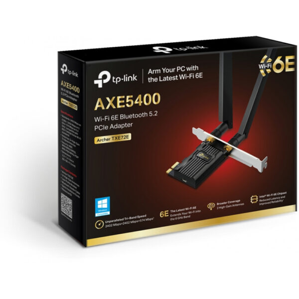 TP-LINK AXE5400 Tri-Band Wi-Fi 6E Adapt – Bild 5