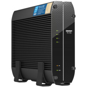 QNAP TS-410E - NAS - Tower - Intel® Celeron® - J6412 - Schwarz