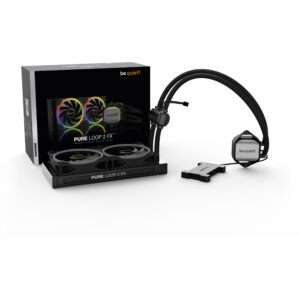 Be Quiet! Pure Loop 2 FX 240mm - All-in-One-Flüssigkeitskühler - 12 cm - 8 dB - 32,3 dB - Schwarz