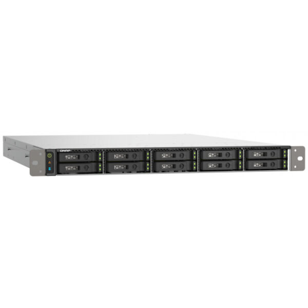 QNAP 1U 10-bay all flash NAS U.2/U.3 NVMe PCIe Gen4 x4 and SATA 6Gbps bays AMD EPYC - NAS - SAN – Bild 2
