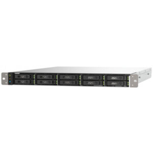 QNAP 1U 10-bay all flash NAS U.2/U.3 NVMe PCIe Gen4 x4 and SATA 6Gbps bays AMD EPYC - NAS - SAN