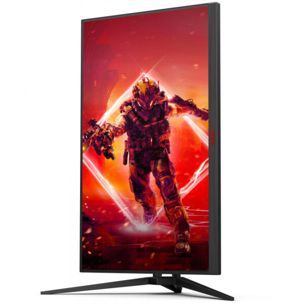AOC AGON AG275QXN - 68,6 cm (27 Zoll) - 2560 x 1440 Pixel - Quad HD - 1 ms - Schwarz - Rot – Bild 7