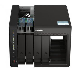 QNAP TS-453E - NAS - Tower - Intel® Celeron® - J6412 - Schwarz
