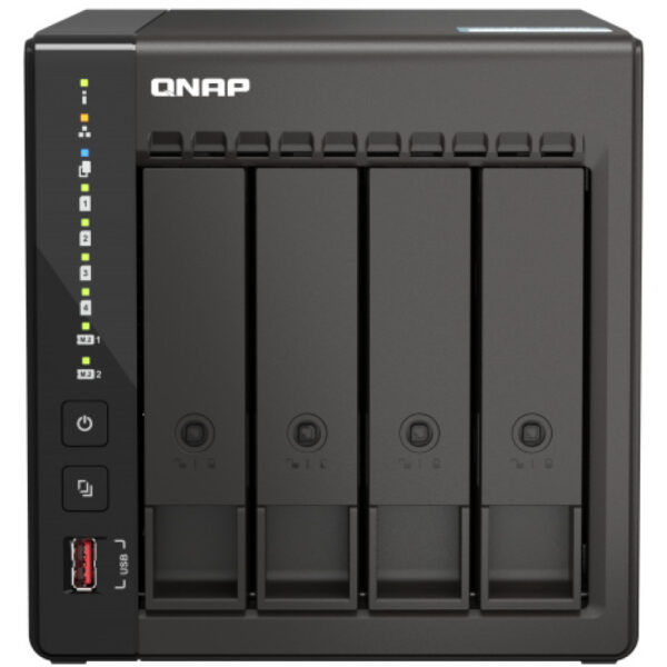 QNAP TS-453E - NAS - Tower - Intel® Celeron® - J6412 - Schwarz – Bild 2