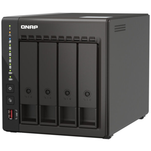 QNAP TS-453E - NAS - Tower - Intel® Celeron® - J6412 - Schwarz – Bild 6