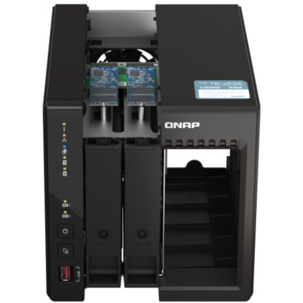 QNAP TS-253E - NAS - Tower - Intel® Celeron® - J6412 - Schwarz – Bild 2