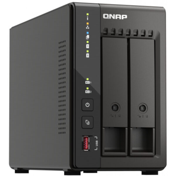 QNAP TS-253E - NAS - Tower - Intel® Celeron® - J6412 - Schwarz – Bild 3